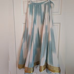 Anthropologie Floreat Women's Far Seas Maxi Skirt
